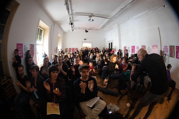Pressekonferenz: Die Vielen (14.5.2019, Volkskundemuseum) https://esel.at/termin/101480 | Foto: eSeL Foto: eSeL.at - Lorenz Seidler