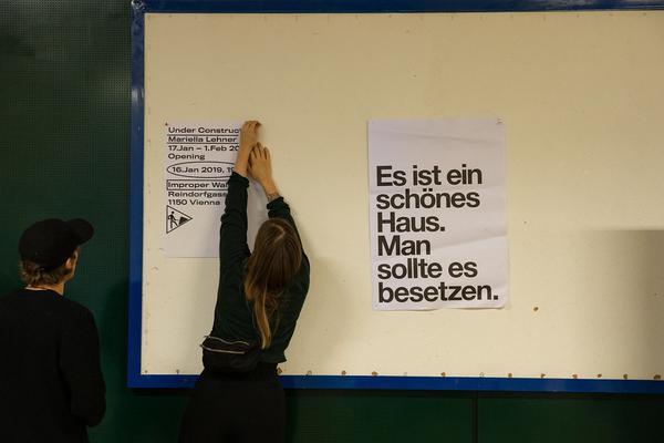 Akademie der Bild. Künste Wien: Rundgang 2019 - Augasse (24.1.2019) https://esel.cc/rundgang2019 | Foto: eSeL Foto: eSeL.at - Lorenz Seidler