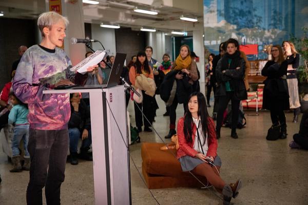 Akademie der Bild. Künste Wien: Rundgang 2019 - Augasse (24.1.2019) https://esel.cc/rundgang2019 | Foto: eSeL Foto: eSeL.at - Lorenz Seidler