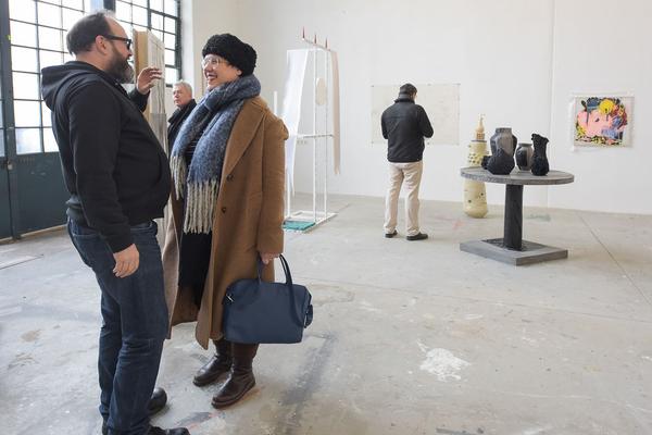 Akademie der Bild. Künste Wien: Rundgang 2019 - Wodka Brunch & Bildhauer-Ateliers (Kurzbauergasse, 27.1.2019) https://esel.cc/rundgang2019 | Foto: eSeL.at - Joanna Pianka