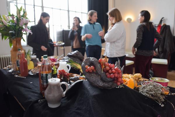 Akademie der Bild. Künste Wien: Rundgang 2019 - Wodka Brunch & Bildhauer-Ateliers (Kurzbauergasse, 27.1.2019) https://esel.cc/rundgang2019 | Foto: eSeL.at - Joanna Pianka