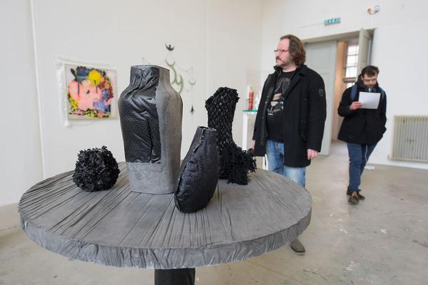Akademie der Bild. Künste Wien: Rundgang 2019 - Wodka Brunch & Bildhauer-Ateliers (Kurzbauergasse, 27.1.2019) https://esel.cc/rundgang2019 | Foto: eSeL.at - Joanna Pianka