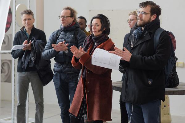 Akademie der Bild. Künste Wien: Rundgang 2019 - Wodka Brunch & Bildhauer-Ateliers (Kurzbauergasse, 27.1.2019) https://esel.cc/rundgang2019 | Foto: eSeL.at - Joanna Pianka