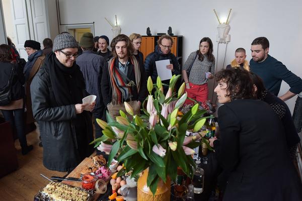 Akademie der Bild. Künste Wien: Rundgang 2019 - Wodka Brunch & Bildhauer-Ateliers (Kurzbauergasse, 27.1.2019) https://esel.cc/rundgang2019 | Foto: eSeL.at - Joanna Pianka