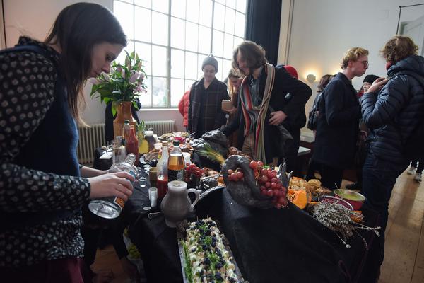 Akademie der Bild. Künste Wien: Rundgang 2019 - Wodka Brunch & Bildhauer-Ateliers (Kurzbauergasse, 27.1.2019) https://esel.cc/rundgang2019 | Foto: eSeL.at - Joanna Pianka