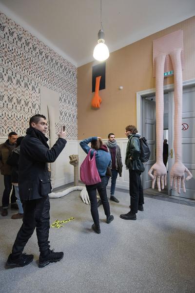 Akademie der Bild. Künste Wien: Rundgang 2019 - Wodka Brunch & Bildhauer-Ateliers (Kurzbauergasse, 27.1.2019) https://esel.cc/rundgang2019 | Foto: eSeL.at - Joanna Pianka