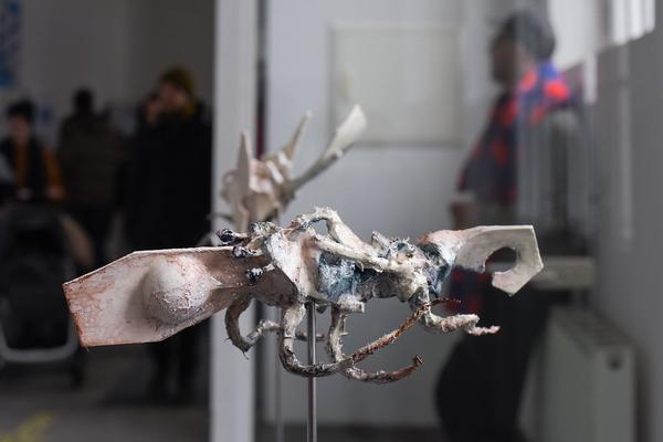 Akademie der Bild. Künste Wien: Rundgang 2019 - Wodka Brunch & Bildhauer-Ateliers (Kurzbauergasse, 27.1.2019) https://esel.cc/rundgang2019 | Foto: eSeL.at - Joanna Pianka
