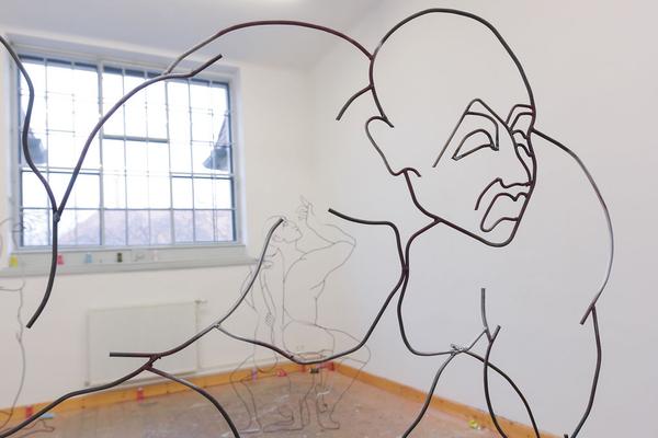 Akademie der Bild. Künste Wien: Rundgang 2019 - Wodka Brunch & Bildhauer-Ateliers (Kurzbauergasse, 27.1.2019) https://esel.cc/rundgang2019 | Foto: eSeL.at - Joanna Pianka