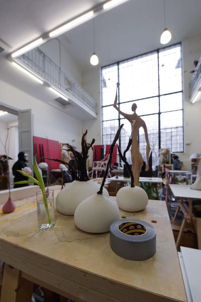 Akademie der Bild. Künste Wien: Rundgang 2019 - Wodka Brunch & Bildhauer-Ateliers (Kurzbauergasse, 27.1.2019) https://esel.cc/rundgang2019 | Foto: eSeL.at - Joanna Pianka