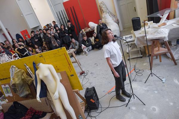 Akademie der Bild. Künste Wien: Rundgang 2019 - Wodka Brunch & Bildhauer-Ateliers (Kurzbauergasse, 27.1.2019) https://esel.cc/rundgang2019 | Foto: eSeL.at - Joanna Pianka