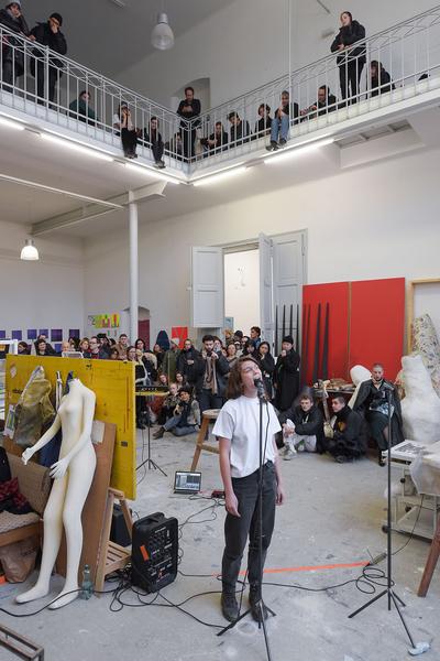 Akademie der Bild. Künste Wien: Rundgang 2019 - Wodka Brunch & Bildhauer-Ateliers (Kurzbauergasse, 27.1.2019) https://esel.cc/rundgang2019 | Foto: eSeL.at - Joanna Pianka