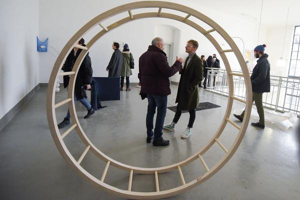 Akademie der Bild. Künste Wien: Rundgang 2019 - Wodka Brunch & Bildhauer-Ateliers (Kurzbauergasse, 27.1.2019) https://esel.cc/rundgang2019 | Foto: eSeL.at - Joanna Pianka