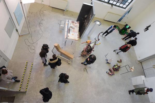 Akademie der Bild. Künste Wien: Rundgang 2019 - Wodka Brunch & Bildhauer-Ateliers (Kurzbauergasse, 27.1.2019) https://esel.cc/rundgang2019 | Foto: eSeL.at - Joanna Pianka