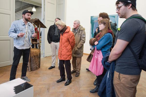 Akademie der Bild. Künste Wien: Rundgang 2019 - Wodka Brunch & Bildhauer-Ateliers (Kurzbauergasse, 27.1.2019) https://esel.cc/rundgang2019 | Foto: eSeL.at - Joanna Pianka
