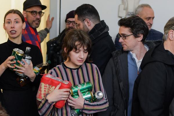 Akademie der Bild. Künste Wien: Rundgang 2019 - Wodka Brunch & Bildhauer-Ateliers (Kurzbauergasse, 27.1.2019) https://esel.cc/rundgang2019 | Foto: eSeL.at - Joanna Pianka