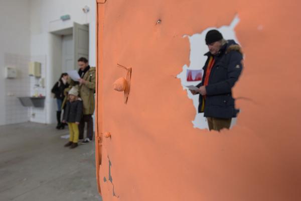 Akademie der Bild. Künste Wien: Rundgang 2019 - Wodka Brunch & Bildhauer-Ateliers (Kurzbauergasse, 27.1.2019) https://esel.cc/rundgang2019 | Foto: eSeL.at - Joanna Pianka