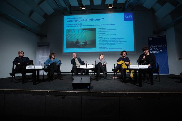 Az W Architekturzentrum Wien: Eröffnung SammlungsLab #5: Vorarlberg – 
Ein Ge­ne­ra­ti­on­en­dia­log (4.12.2019) https://www.azw.at/de/termin/vorarlberger-einsichten-ein-generationendialog | Foto: eSeL Foto: eSeL.at - Lorenz Seidler