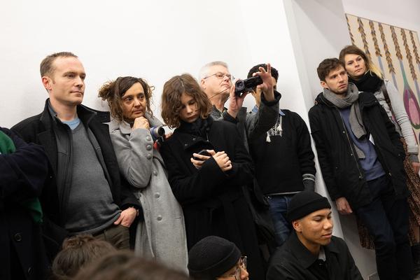 Galerie Krobath: Performance Sophie Süßmilch & Vito Baumüller "Kokon" (Vienna Art Week, 22.11.2019) https://esel.at/termin/104025 | Foto: eSeL Foto: eSeL.at - Lorenz Seidler