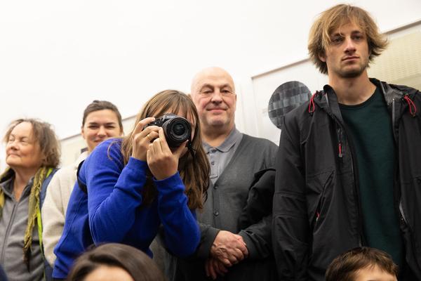 Galerie Krobath: Performance Sophie Süßmilch & Vito Baumüller "Kokon" (Vienna Art Week, 22.11.2019) https://esel.at/termin/104025 | Foto: eSeL Foto: eSeL.at - Lorenz Seidler