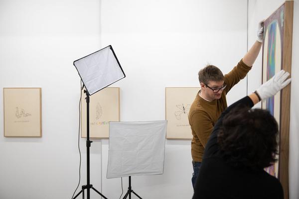 Galerie Krobath: Sophia Süßmilch: Kokon (8.11. - 21.12.2019) https://esel.at/termin/103704/sophia-sssmilch-kokon | Foto: eSeL Foto: eSeL.at - Lorenz Seidler