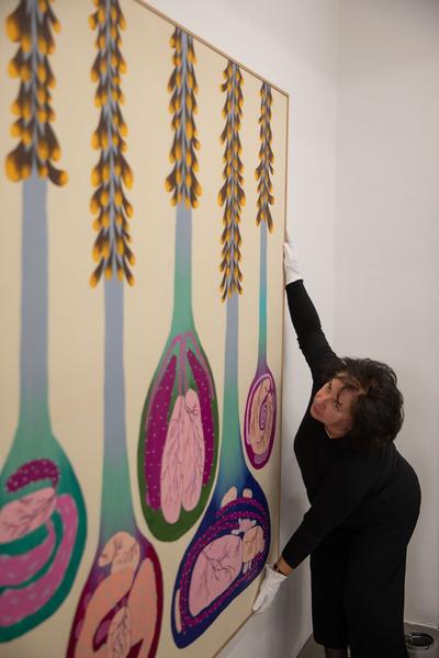 Galerie Krobath: Sophia Süßmilch: Kokon (8.11. - 21.12.2019) https://esel.at/termin/103704/sophia-sssmilch-kokon | Foto: eSeL Foto: eSeL.at - Lorenz Seidler