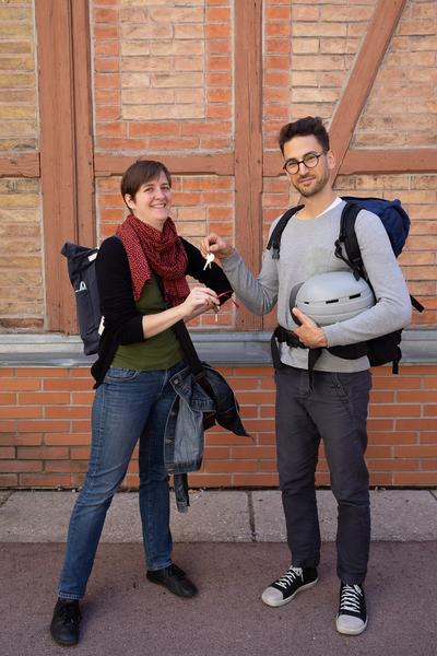 AzW Stadtlabor: Wie Wir Wohnen. Schlüsselübergabe (21.9.2019) https://stadtlabore.wien.gv.at/site/willst-du-hier-wohnen | Foto: eSeL Foto: eSeL.at - Lorenz Seidler