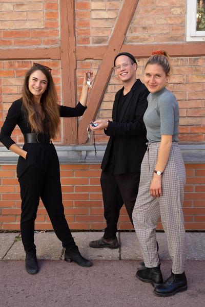 AzW Stadtlabor: Wie Wir Wohnen. Schlüsselübergabe (21.9.2019) https://stadtlabore.wien.gv.at/site/willst-du-hier-wohnen | Foto: eSeL Foto: eSeL.at - Lorenz Seidler