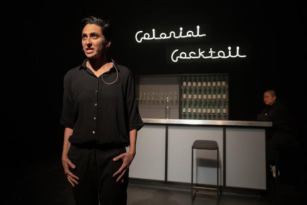 brut: Stefanie Sourial - Colonial Cocktail.
Volume 2: Spirits mit Special Guest Hyo Lee (9. - 13.5.2019, studio brut) https://esel.cc/brut_colonialcocktail2 Foto: eSeL.at - Lorenz Seidler