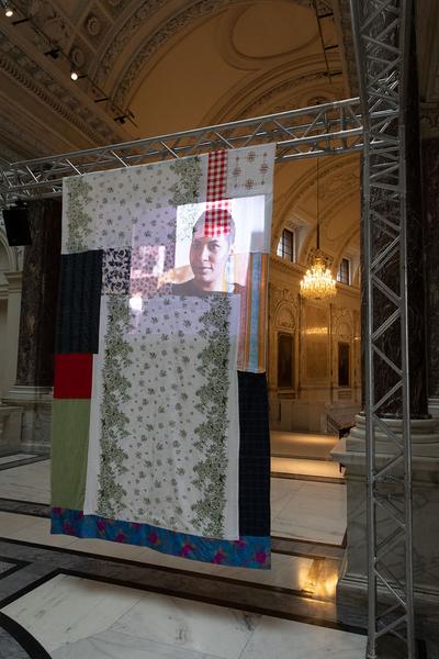 Haus der Geschichte Österreich: STRICKEN.  Installation von Magda Korsinsky (Wiener Festwochen, Alma Rose Plateau, 15.5. - 10.6.2019) https://www.hdgoe.at/stricken-die-installation | Foto: eSeL Foto: eSeL.at - Lorenz Seidler