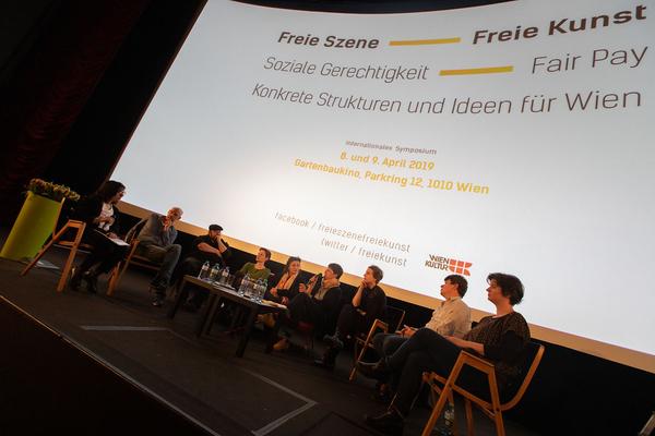 Symposium Freie Szene - Freie Kunst (Gartenbaukino, 8.4.2019) http://freietheater.at/event/symposium-freie-szene-freie-kunst | Foto: eSeL Foto: eSeL.at - Lorenz Seidler