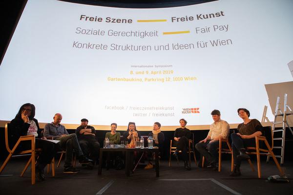 Symposium Freie Szene - Freie Kunst (Gartenbaukino, 8.4.2019) http://freietheater.at/event/symposium-freie-szene-freie-kunst | Foto: eSeL Foto: eSeL.at - Lorenz Seidler