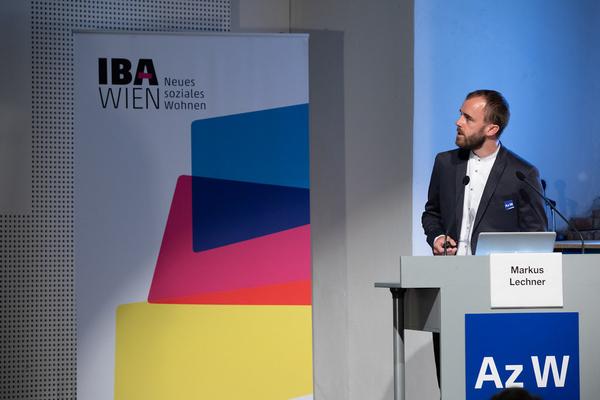 Architekturzentrum Wien: Markus Lechner @ Symposium
"Serielles Bauen meets Wiener Wohnbau
Ein Symposium von Az W und IBA_Wien" (14.6.2019) https://www.azw.at/de/termin/serielles-bauen-meets-wiener-wohnbau | Foto: eSeL Foto: eSeL.at - Lorenz Seidler
