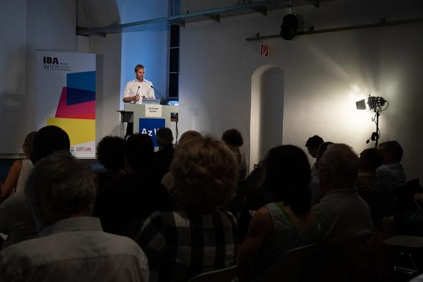 Architekturzentrum Wien: Christoph Eichler @ Symposium
"Serielles Bauen meets Wiener Wohnbau
Ein Symposium von Az W und IBA_Wien" (14.6.2019) https://www.azw.at/de/termin/serielles-bauen-meets-wiener-wohnbau | Foto: eSeL Foto: eSeL.at - Lorenz Seidler