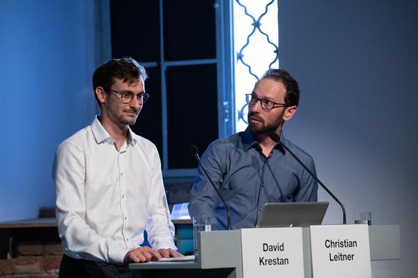 Architekturzentrum Wien: David Krestan & Christian Leitner @ Symposium"Serielles Bauen meets Wiener WohnbauEin Symposium von Az W und IBA_Wien" (14.6.2019) https://www.azw.at/de/termin/serielles-bauen-meets-wiener-wohnbau | Foto: eSeL Foto: eSeL.at - Lorenz Seidler
