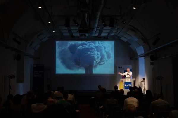 Architekturzentrum Wien: Werner Sobek @ Symposium"Serielles Bauen meets Wiener WohnbauEin Symposium von Az W und IBA_Wien" (14.6.2019) https://www.azw.at/de/termin/serielles-bauen-meets-wiener-wohnbau | Foto: eSeL Foto: eSeL.at - Lorenz Seidler