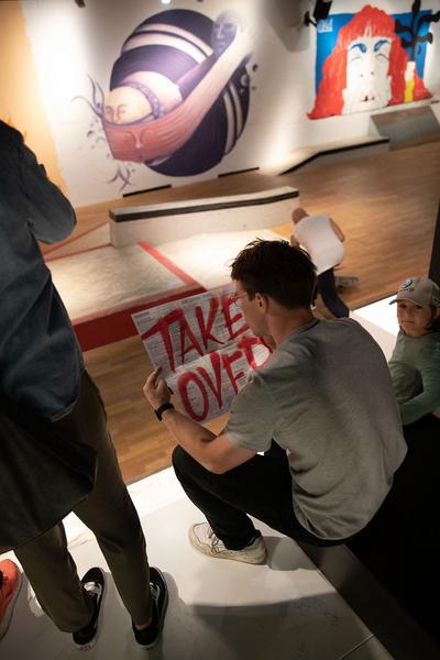 Wien Museum: TAKEOVER. Street Art & Skateboarding (5.7. - 1.9.2019) https://esel.at/termin/102641 | Foto: eSeL Foto: eSeL.at - Lorenz Seidler