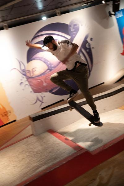 Wien Museum: TAKEOVER. Street Art & Skateboarding (5.7. - 1.9.2019) https://esel.at/termin/102641 | Foto: eSeL Foto: eSeL.at - Lorenz Seidler