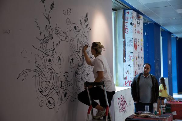 Wien Museum: TAKEOVER. Street Art & Skateboarding (5.7. - 1.9.2019) https://esel.at/termin/102641 | Foto: eSeL Foto: eSeL.at - Lorenz Seidler