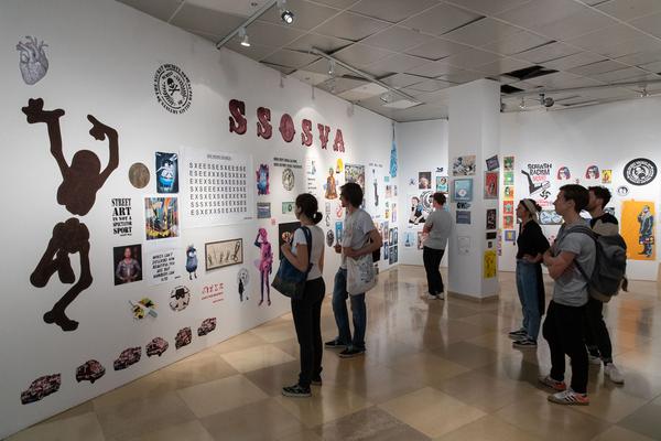Wien Museum: TAKEOVER. Street Art & Skateboarding (5.7. - 1.9.2019) https://esel.at/termin/102641 | Foto: eSeL Foto: eSeL.at - Lorenz Seidler