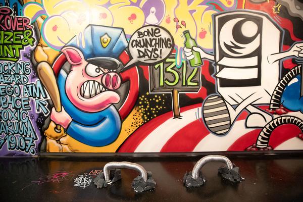 Wien Museum: TAKEOVER. Street Art & Skateboarding (5.7. - 1.9.2019) https://esel.at/termin/102641 | Foto: eSeL Foto: eSeL.at - Lorenz Seidler