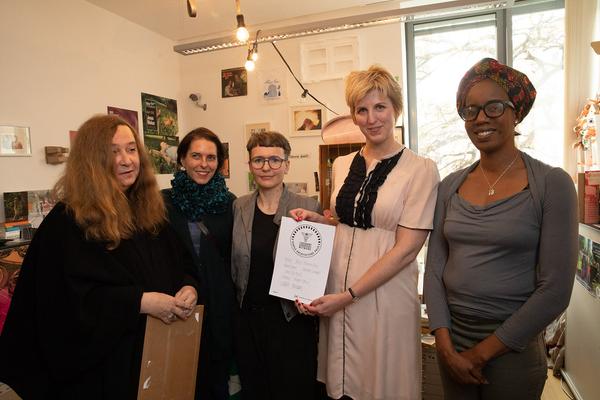 The Dissident Goddesses‘ Network Temple Architecture Price 2019: Barbara Ungepflegt & Ela Posch  (29.11.2019) https://esel.at/termin/104029 | Foto: eSeL Foto: eSeL.at - Lorenz Seidler