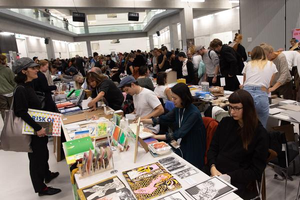 Vienna Art Book Fair #1 (Aula Angewandte, 4.10. - 6.10.2019) https://esel.at/termin/102537 | Foto: eSeL Foto: eSeL.at - Lorenz Seidler