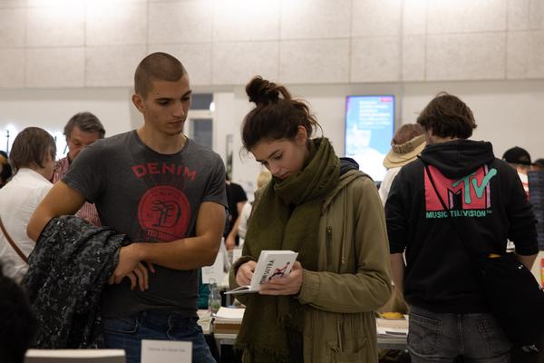 Vienna Art Book Fair #1 (Aula Angewandte, 4.10. - 6.10.2019) https://esel.at/termin/102537 | Foto: eSeL Foto: eSeL.at - Lorenz Seidler