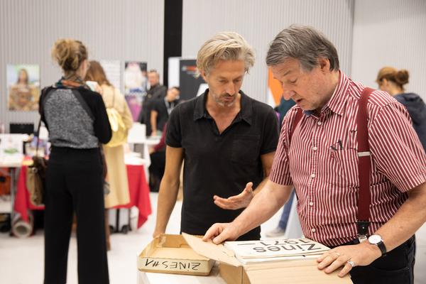 Vienna Art Book Fair #1 (Aula Angewandte, 6.10. 2019) https://esel.at/termin/103183 | Foto: eSeL Foto: eSeL.at - Lorenz Seidler