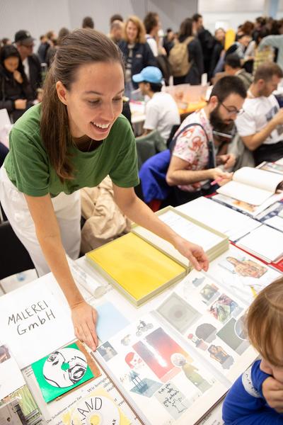 Vienna Art Book Fair #1 (Aula Angewandte, 6.10. 2019) https://esel.at/termin/103183 | Foto: eSeL Foto: eSeL.at - Lorenz Seidler