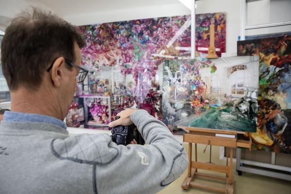 Vienna Art Week: Lois Renner @ Open Studio Days 2019 (16.11.2019) https://www.viennaartweek.at/de/open-studio-days | Foto: eSeL Foto: eSeL.at - Lorenz Seidler