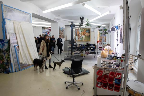Vienna Art Week: Lois Renner @ Open Studio Days 2019 (16.11.2019) https://www.viennaartweek.at/de/open-studio-days | Foto: eSeL Foto: eSeL.at - Lorenz Seidler