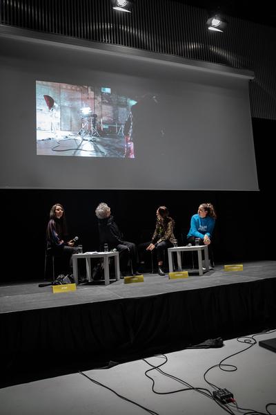 Vienna Art Week - Open Studio Days Line Up: Lisl Ponger &  Karin Ferrari im Gespräch mit Kuratorin Angela Stief (Auditorium Angewandte, 17.11.2019) https://www.viennaartweek.at | Foto: eSeL Foto: eSeL.at - Lorenz Seidler