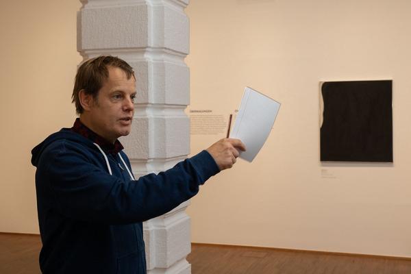 Vienna Art Week 2019: Tour de Truth. Performative Interventionen mit Gerald Straub (Albertina, 18.11.2019) https://www.viennaartweek.at | Foto: eSeL Foto: eSeL.at - Lorenz Seidler