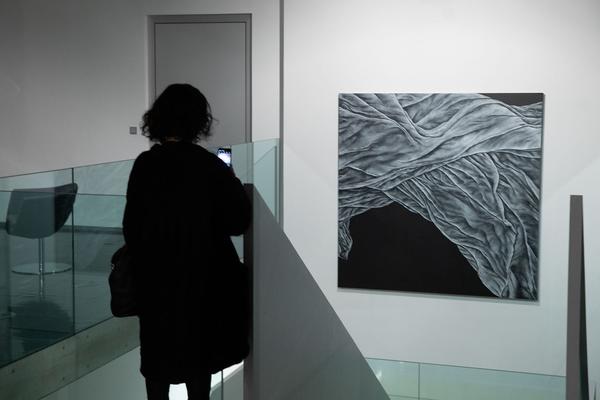 Vienna Art Week 2019 Soli Kiani -  Mahroum / Ausgeschlossen (Strabag, 18.11.2019) https://www.viennaartweek.at | Foto: eSeL Foto: eSeL.at - Lorenz Seidler